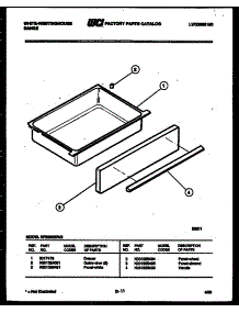05 - Drawer Parts parts for Frigidaire Range KF200GDD2 from AppliancePartsPros.com