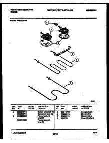 05 - Broiler Parts parts for Frigidaire Range KF400GDW7 from AppliancePartsPros.com