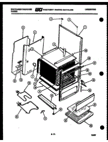 03 - Body Parts parts for Frigidaire Range KF201HDW2 from AppliancePartsPros.com