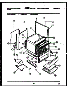 03 - Body Parts parts for Frigidaire Range KF204KDW0 from AppliancePartsPros.com