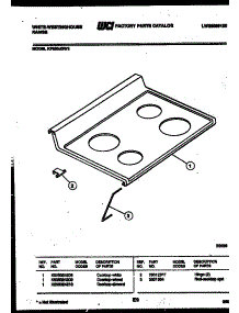 05 - Cooktop Parts parts for Frigidaire Range KF320JDW3 from AppliancePartsPros.com