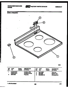 05 - Cooktop Parts parts for Frigidaire Range KF330JDD4 from AppliancePartsPros.com