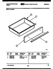 07 - Drawer Parts parts for Frigidaire Range KF330JDD4 from AppliancePartsPros.com