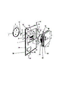 03 - Front Panel, Door parts for Frigidaire Dryer DG600EXV4 from AppliancePartsPros.com
