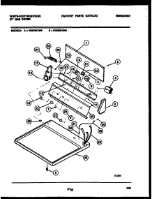 04 - Console And Control Parts parts for Frigidaire Dryer DG800KXW6 from AppliancePartsPros.com