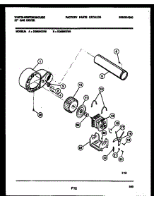 05 - Blower And Drive Parts parts for Frigidaire Dryer DG800KXW6 from AppliancePartsPros.com