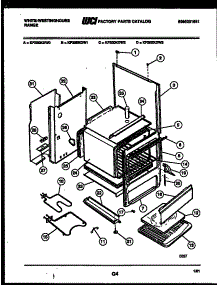 04 - Body Parts parts for Frigidaire Range KF200KDW2 from AppliancePartsPros.com