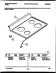 03 - Cooktop Parts parts for Frigidaire Range KF400GDH7 from AppliancePartsPros.com