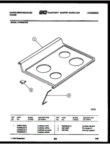 03 - Cooktop Parts parts for Frigidaire Range KF400GDH5 from AppliancePartsPros.com