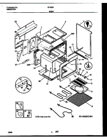 03 - Body Parts parts for Frigidaire Range KF429RW1 from AppliancePartsPros.com