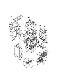 07 - Body, Side Panels parts for Frigidaire Range KF450GDD3 from AppliancePartsPros.com