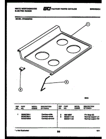 04 - Cooktop Parts parts for Frigidaire Range KF450GDD8 from AppliancePartsPros.com