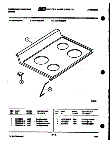 04 - Cooktop Parts parts for Frigidaire Range KF450GDF4 from AppliancePartsPros.com