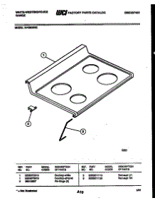 03 - Cooktop Parts parts for Frigidaire Range KF480ND2 from AppliancePartsPros.com