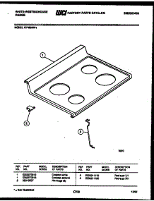 03 - Cooktop Parts parts for Frigidaire Range KF480ND1 from AppliancePartsPros.com