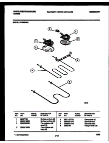04 - Broiler Parts parts for Frigidaire Range KF480NW3 from AppliancePartsPros.com