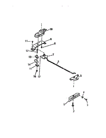 05 - Door Latch Assembly parts for Frigidaire Range KF560GDH3 from AppliancePartsPros.com