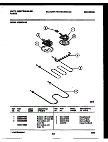 05 - Broiler Parts parts for Frigidaire Range KF520GDW7 from AppliancePartsPros.com