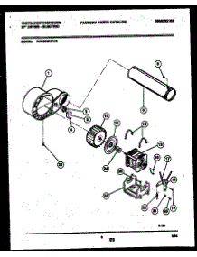 05 - Blower And Drive Parts parts for Frigidaire Dryer WDE336RBW0 from AppliancePartsPros.com