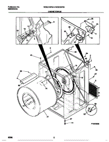 02 - Cabinet / Drum parts for Frigidaire Dryer WDE216RBW2 from AppliancePartsPros.com