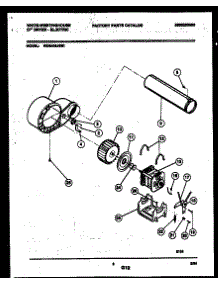 05 - Blower And Drive Parts parts for Frigidaire Dryer WDE446JBS1 from AppliancePartsPros.com