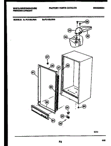 03 - Cabinet Parts parts for Frigidaire Freezer FU100LRW4 from AppliancePartsPros.com