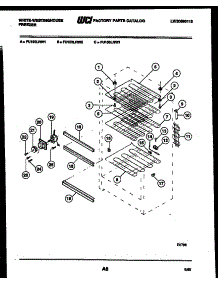 04 - Shelves And Supports parts for Frigidaire Freezer FU100LRW2 from AppliancePartsPros.com