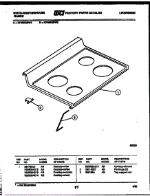 03 - Cooktop Parts parts for Frigidaire Range KF460GDD4 from AppliancePartsPros.com
