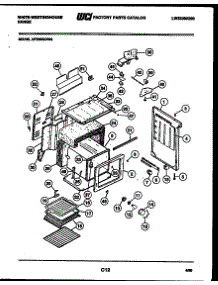 07 - Body Parts parts for Frigidaire Range KF560GDH6 from AppliancePartsPros.com