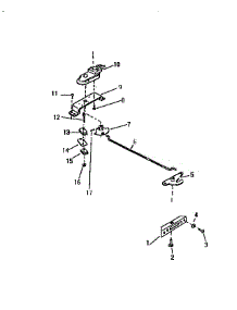 05 - Door Latch Assembly parts for Frigidaire Range KF650GDV3 from AppliancePartsPros.com