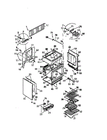 07 - Body & Racks parts for Frigidaire Range KF590HDD1 from AppliancePartsPros.com