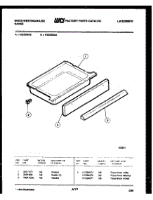 05 - Drawer Parts parts for Frigidaire Range KS220GDD2 from AppliancePartsPros.com