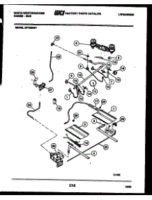 04 - Burner, Manifold And Gas Control parts for Frigidaire Range PGF201HXD4 from AppliancePartsPros.com