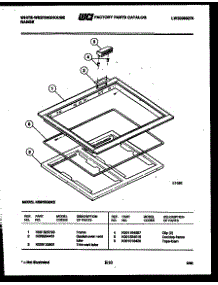 05 - Frame Parts parts for Frigidaire Range KS970GDKW2 from AppliancePartsPros.com