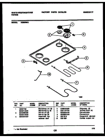 03 - Cooktop And Broiler Parts parts for Frigidaire Range KS860NKW3 from AppliancePartsPros.com