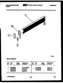 09 - Backguard parts for Frigidaire Range KS970GDKW2 from AppliancePartsPros.com