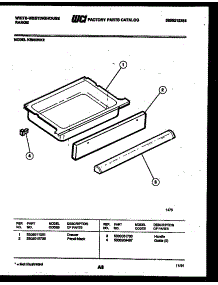 06 - Drawer Parts parts for Frigidaire Range KS860NKW2 from AppliancePartsPros.com