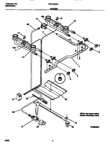 03 - Burner parts for Frigidaire Range WGF323BAWB from AppliancePartsPros.com
