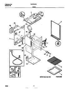 04 - Body parts for Frigidaire Range WGF324BBDB from AppliancePartsPros.com