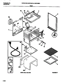 05 - Body parts for Frigidaire Range WGF325BADA from AppliancePartsPros.com