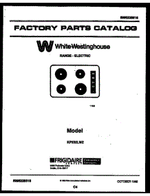 White-Westinghouse Range - Electric - 5995228516 Cover parts for White Westinghouse Cooktop KP532LW2 LUSTERLOY from AppliancePartsPros.com