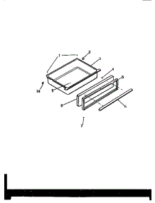 05 - Drawer parts for Frigidaire Range KS970GKD1 from AppliancePartsPros.com