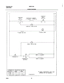 10 - Wiring Diagram parts for White Westinghouse Range WEF311SHDA from AppliancePartsPros.com