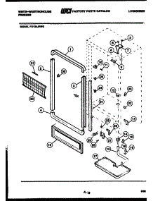 03 - Cabinet Parts parts for Frigidaire Freezer FU134JRW5 from AppliancePartsPros.com