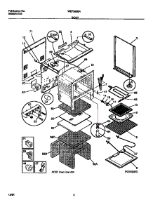 03 - Body parts for Frigidaire Range WEF352BADA from AppliancePartsPros.com