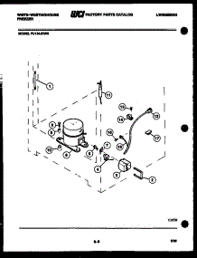 05 - System Parts parts for Frigidaire Freezer FU134JRW5 from AppliancePartsPros.com
