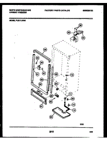 03 - Cabinet Parts parts for Frigidaire Freezer FU211LRW5 from AppliancePartsPros.com
