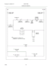 12 - Wiring Schematic parts for White Westinghouse Range WGF317ESB from AppliancePartsPros.com