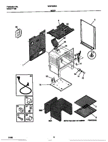 04 - Body parts for Frigidaire Range WGF325BAWD from AppliancePartsPros.com
