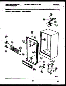03 - Cabinet Parts parts for Frigidaire Freezer WFU14M3AW1 from AppliancePartsPros.com